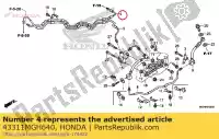 43311MGH640, Honda, tubo comp. a, rr. freio honda vfr  f crosstourer x dtc fd xd dct vfr1200x vfr1200xd vfr1200xa 1200 , Novo