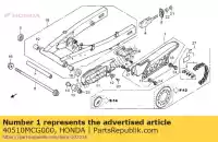 40510MCG000, Honda, caso, corrente de transmissão honda xr 125 2003 2004 2005 2006, Novo