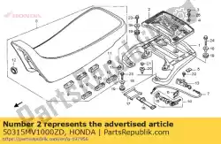 Ici, vous pouvez commander le base, rr. Transporteur * pb228 auprès de Honda , avec le numéro de pièce 50315MV1000ZD: