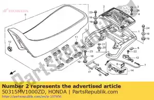 Honda 50315MV1000ZD base, rr. transporteur * pb228 - La partie au fond