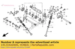 Aqui você pode pedir o externo, embreagem de descompressão em Honda , com o número da peça 14121KAS900: