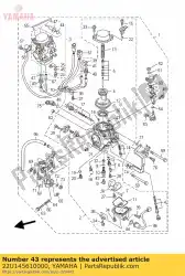 Ici, vous pouvez commander le joint torique auprès de Yamaha , avec le numéro de pièce 22U145610000: