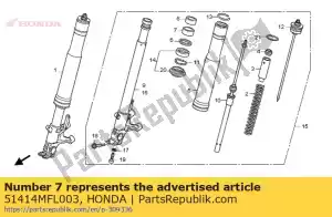 Honda 51414MFL003 struik, gids - Onderkant