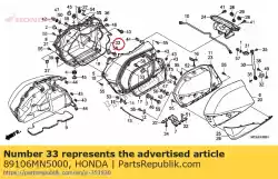 Qui puoi ordinare soggiorno, impostazione strumento (a) da Honda , con numero parte 89106MN5000: