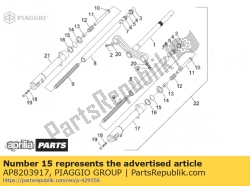 Aprilia AP8203917, Stop ring, OEM: Aprilia AP8203917