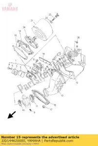 yamaha 3JD144620000 joint - La partie au fond