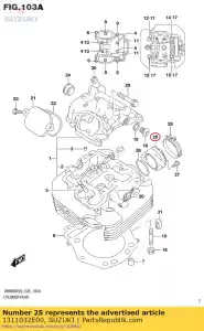 suzuki 1311032E00 kompres rurowy, dolot - Dół