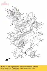 Here you can order the bolt, flange from Yamaha, with part number 901050681000: