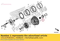 Aqui você pode pedir o roda dentada, acionamento da bomba de óleo (25t) em Honda , com o número da peça 15131MJED01: