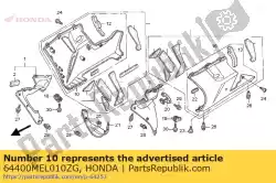 Aqui você pode pedir o conjunto de capuz, r. Sob (wl) * em Honda , com o número da peça 64400MEL010ZG: