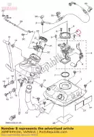 2BMF449100, Yamaha, steun, brandstofpomp yamaha lts125c lts125cj delight 125 , Nieuw