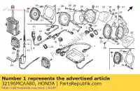 32196MCAA80, Honda, geen beschrijving beschikbaar op dit moment honda gl 1800 2007 2008 2009 2010, Nieuw
