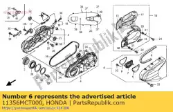 Qui puoi ordinare elemento da Honda , con numero parte 11356MCT000: