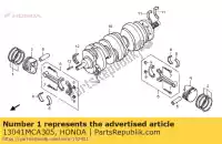 13041MCA305, Honda, ringset, zuiger (0.75) honda  gl 1800 2001 2002 2003 2004 2005 2006 2007 2008 2009 2010 2012 2013 2017, Nieuw