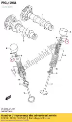 Qui puoi ordinare valvola di ritegno da Suzuki , con numero parte 1293113E00: