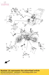 yamaha 4GY833500000 relè lampeggiante assy - Il fondo