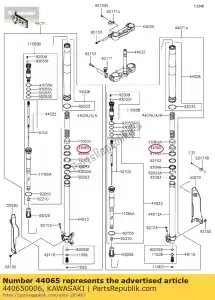 Kawasaki 440650006 tuleja-widelec przedni kx125-m2 - Dół