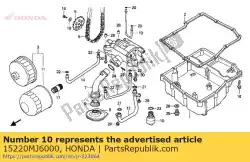 Aquí puede pedir conjunto de válvula, alivio de Honda , con el número de pieza 15220MJ6000: