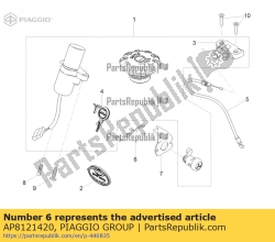 Aprilia AP8121420, Vorkveer, OEM: Aprilia AP8121420