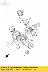 Here you can order the piston ring set (0. 50mm o/s) from Yamaha, with part number 4BH116050000: