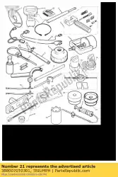 Here you can order the bearing adaptor, type 1 from Triumph, with part number 3880070T0301: