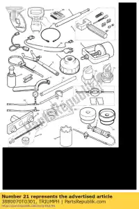 triumph 3880070T0301 bearing adaptor, type 1 - Bottom side