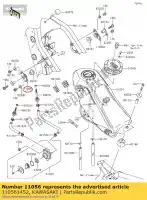 110561452, Kawasaki, staffa, regolatore, sinistra klx250scf kawasaki  klx 250 2012 2013 2014 2015 2016 2017 2018 2019 2020 2021, Nuovo