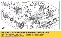 41449HM8000, Honda, shim c, rondsel (1.76) honda  trx 250 350 400 420 450 500 650 680 700 1000 2000 2001 2002 2003 2004 2005 2006 2007 2008 2009 2010 2011 2012 2013 2017 2018 2019 2020, Nieuw