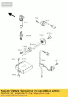 590261142, Kawasaki, spoel pulserend kawasaki zx9r ninja d e c f zx 9r 900 , Nieuw