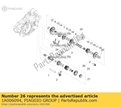 Aprilia 1A006094, Washer, OEM: Aprilia 1A006094