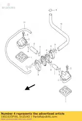 Here you can order the valve assy,air from Suzuki, with part number 1851035F00: