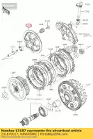 131870017, Kawasaki, embrayage à disques fonctionnant er650c9 kawasaki  er-6f er-6n kle klz vulcan 650 1000 2009 2010 2011 2012 2013 2014 2015 2016 2017 2018 2019 2020 2021, Nouveau