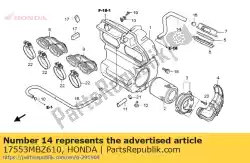 Ici, vous pouvez commander le tube, jet d'air auprès de Honda , avec le numéro de pièce 17553MBZ610: