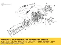 JC11A00X05300, Piaggio Group, conjunto da cabeça do cilindro. aprilia scarabeo 125 2009 2011, Novo