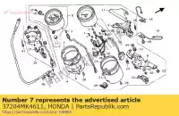 37204MK4611, Honda, kussen, snelheidsmeter honda vfr  f rvf r vf magna c xbr s super xbr500 xbr500s vf750c 750 500 , Nieuw