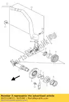 2623128E21, Suzuki, démarreur, coup de pied suzuki rm 250 1998 1999 2000 2001 2002 2003 2004, Nouveau