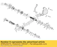 AP8520070, Piaggio Group, Koppelschotel versnelling z = 20 aprilia derbi pegaso strada trail mulhacen ie e 650 659 2 3, Nieuw