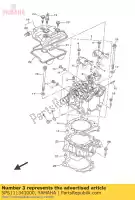 5PS111341000, Yamaha, guia, válvula 2 yamaha  wr yz 450 2010 2011 2012 2013 2014 2015 2016 2017 2018 2019 2020 2021, Novo