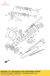 yamaha 5STE22310000 guide, bouchon 1 - La partie au fond