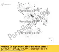 2D000007, Piaggio Group, Richtingaanwijzer lens moto-guzzi california eldorado eldorado 1400 abs (apac) eldorado 1400 abs (usa) zgukdh00 zgulcb00 zgulcb0001 zgulce00 zgulcub001 zgulcub1 zgulvb00 zgulvc00 zgulvc01 zgulvc04 zgulve00 1400 2012 2015 2016 2017 2018 2019 2020 2021, Nieuw