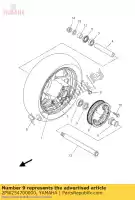 2PW254700000, Yamaha, piñón, accionado (70t) yamaha xp 500 2015 2016, Nuevo