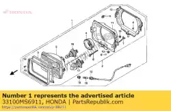 Aquí puede pedir conjunto de faros. (1 de Honda , con el número de pieza 33100MS6911: