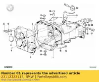 23112323115, BMW, scatola trasmissione, argento bmw  1000 1100 1989 1990 1991 1992 1993 1994 1995 1996 1997, Nuovo