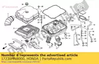 17230MN8000, Honda, boîtier comp., filtre à air honda ntv 650 1988 1989 1990 1991 1993 1995 1996 1997, Nouveau