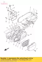 1C0E54510000, Yamaha, uszczelka, skrzynia korbowa yamaha vp yp 250 300 2005 2006 2007 2008 2009 2010 2011 2012 2013 2014 2015 2016, Nowy