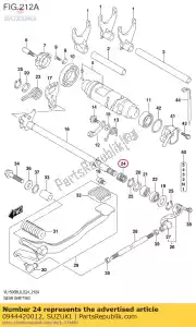 Suzuki 0944420012 primavera - Lado inferior