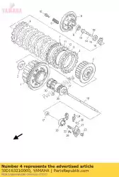 Aquí puede pedir placa, fricción de Yamaha , con el número de pieza 3JD163210000: