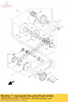 5WGE76011000, Yamaha, réa primaire assy yamaha xc 125 2008 2009 2010 2011, Nouveau