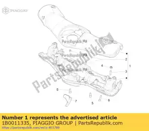 Piaggio Group 1B0011335 kompletna os?ona kierownicy - Dół