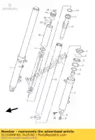 5110408F00, Suzuki, demper, fr. vork suzuki gsx 600 1998 1999 2000 2001 2002, Nieuw